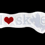 Reisesouvenir-Sticker von der Isle of Skye, Schottland