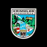 Reisesouvenir-Sticker von den Krimmler Wasserfällen, Österreich