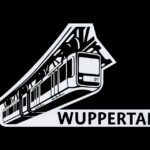 Reisesouvenir-Sticker aus Wuppertal, Deutschland