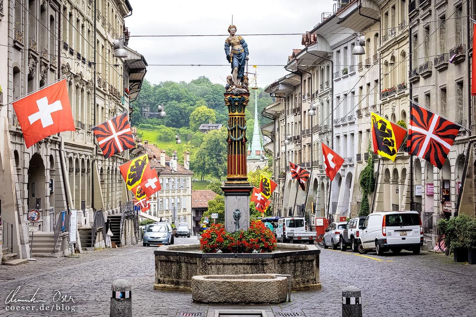 Der Gerechtigkeitsbrunnen in Bern