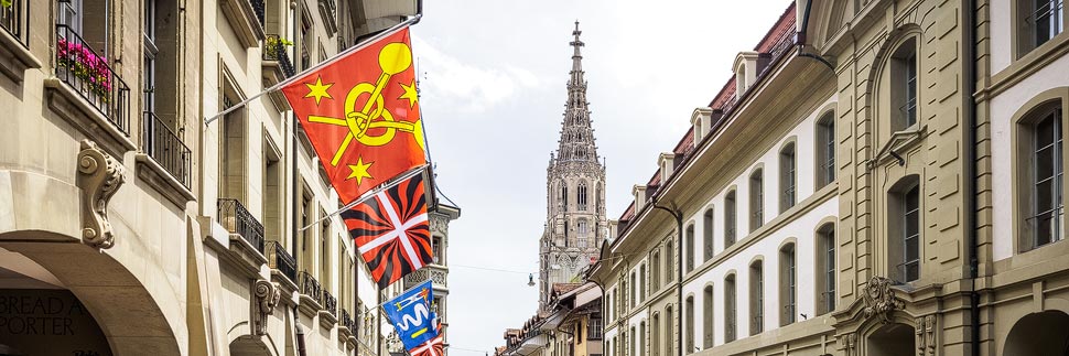 Altstadt von Bern mit Blick auf das Münster