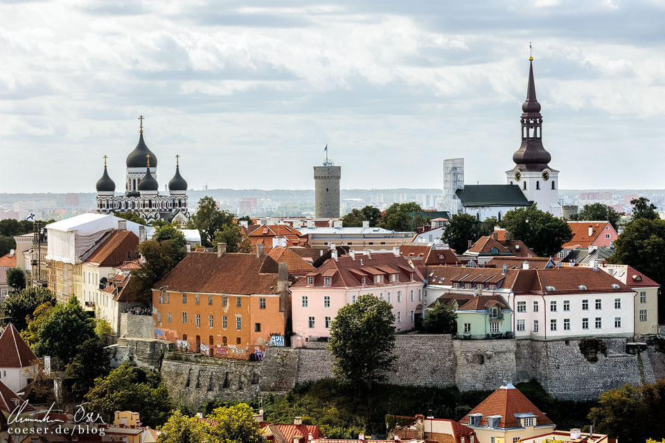 Blick auf den Domberg in Tallinn