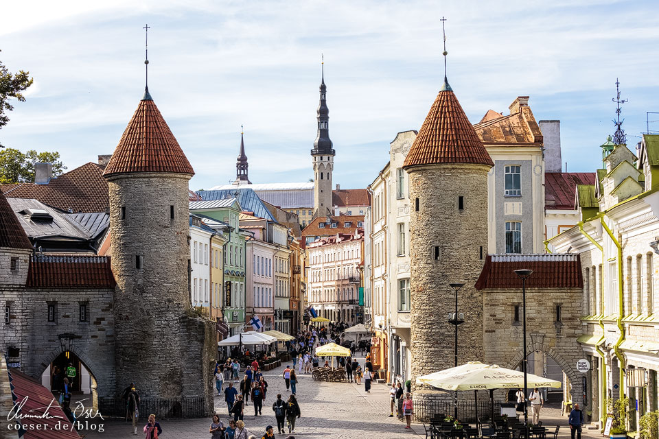 Die Lehmpforte (Viru Väravad) in der Altstadt von Tallinn