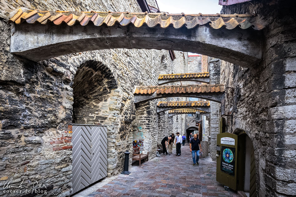 Der Katharinengang in der Altstadt von Tallinn