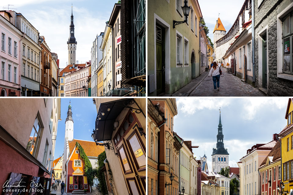 Fotos aus der Altstadt von Tallinn, Estland