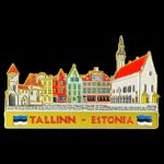 Reisesouvenir-Magnet aus Tallinn, Estland