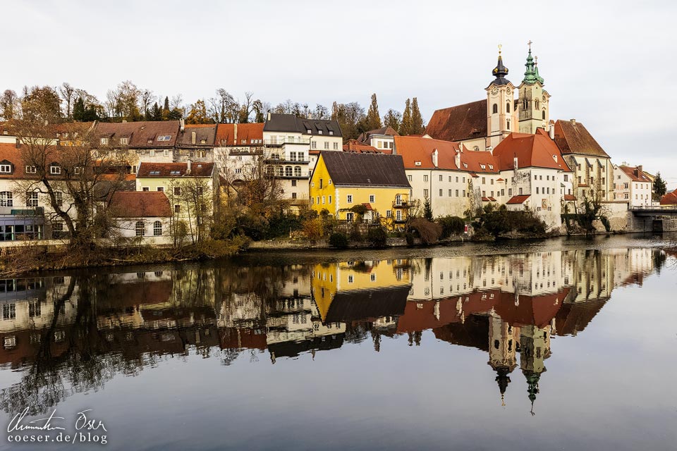 Aussichtspunkte / Fotospots Steyr: Hangbrücke Schlossleite