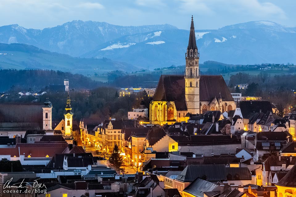 Aussichtspunkte / Fotospots Steyr: Taborturm