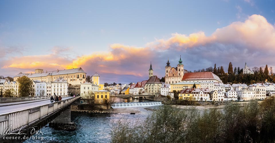 Aussichtspunkte / Fotospots Steyr: Ennsbrücke