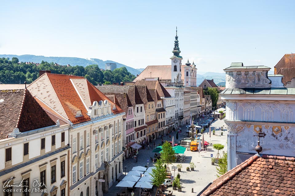 Aussichtspunkte / Fotospots Steyr: Hartlauer On Top 360°