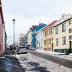 Wohnstraße Grettisgata in Reykjavik