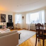 Wohnzimmer in einem privaten Apartment in Reykjavik