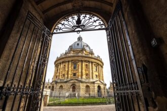 Mittelalterliches Bauwerk Radcliffe Camera in Oxford, Großbritannien