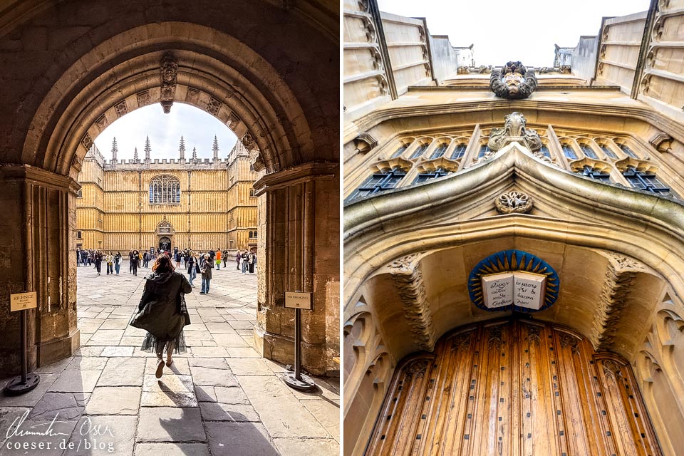 Die Bodleian Old Library in Oxford