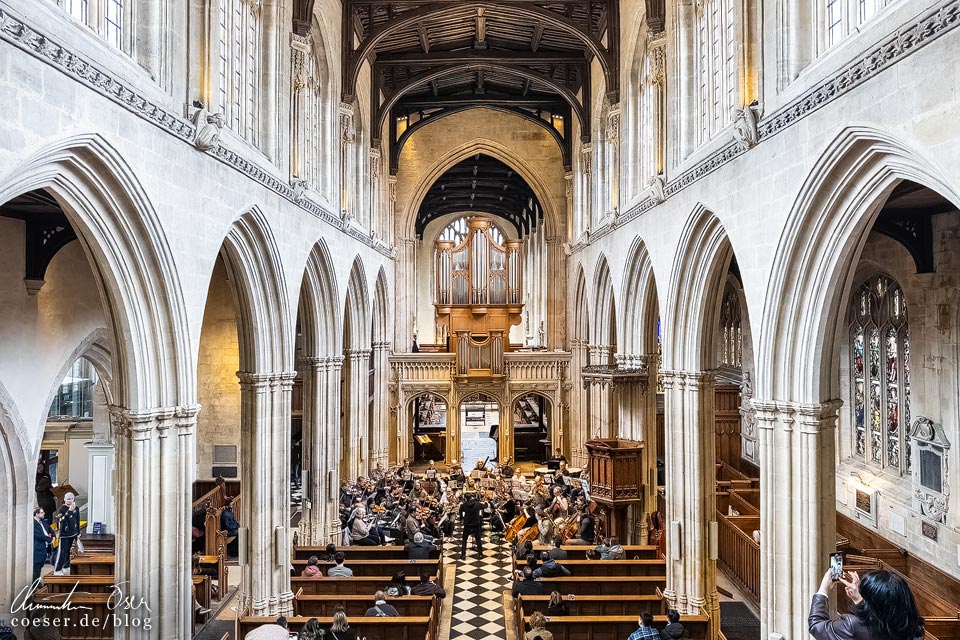 Innenansicht der Kirche Church of St Mary the Virgin in Oxford