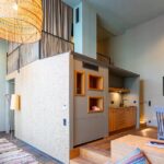 Eine der Suiten im 25hours Hotel The Trip in Frankfurt am Main