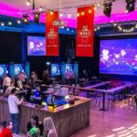 Große Darts-Halle im Bullseye Reykjavík