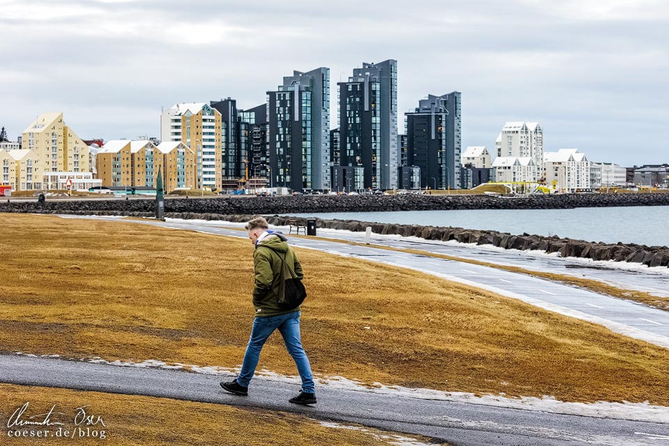 Wohntürme am Nordufer in Reykjavik