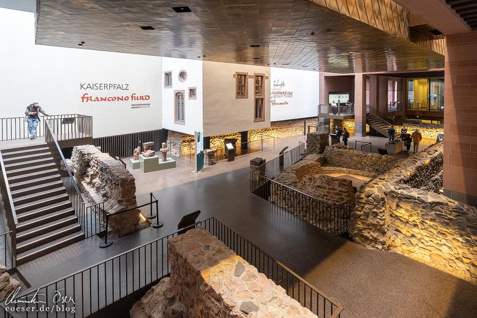 Archäologische Ausgrabungen Kaiserpfalz Franconofurd in Frankfurt am Main