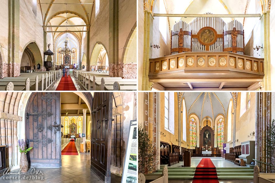 Innenansichten der St.-Johannis-Kirche von Cēsis, Lettland