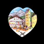 Reisesouvenir-Magnet aus Zell am See / Kaprun, Österreich