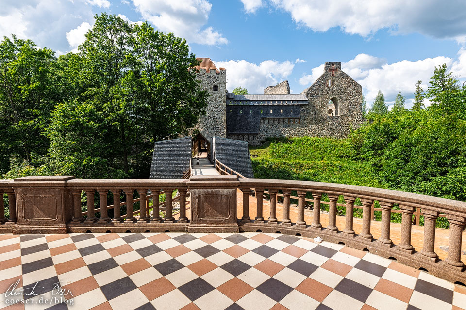Schwertbrüderordensburg Segewold (Siguldas Viduslaiku pils) in Sigulda, Lettland