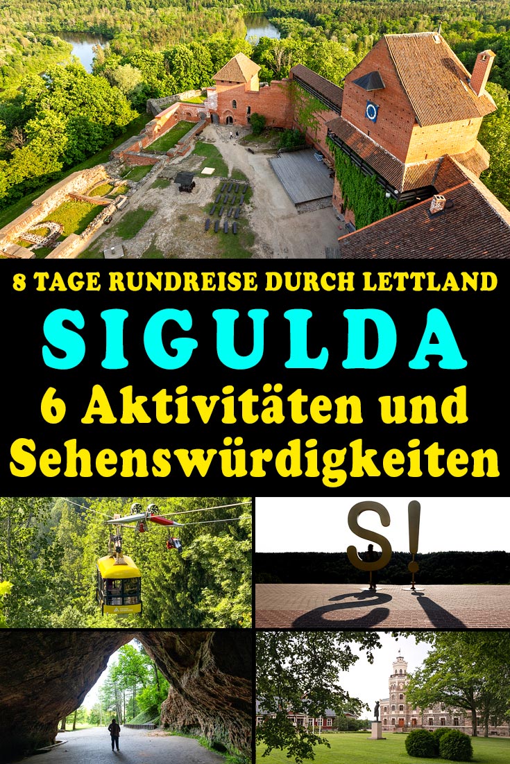 Sigulda, Rundreise durch Lettland: Reisebericht mit Erfahrungen zu Sehenswürdigkeiten, den besten Fotospots sowie allgemeinen Tipps.