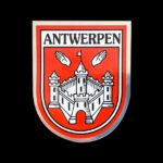 Reisesouvenir-Sticker aus Antwerpen, Belgien