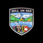 Reisesouvenir-Sticker aus Zell am See / Kaprun, Österreich