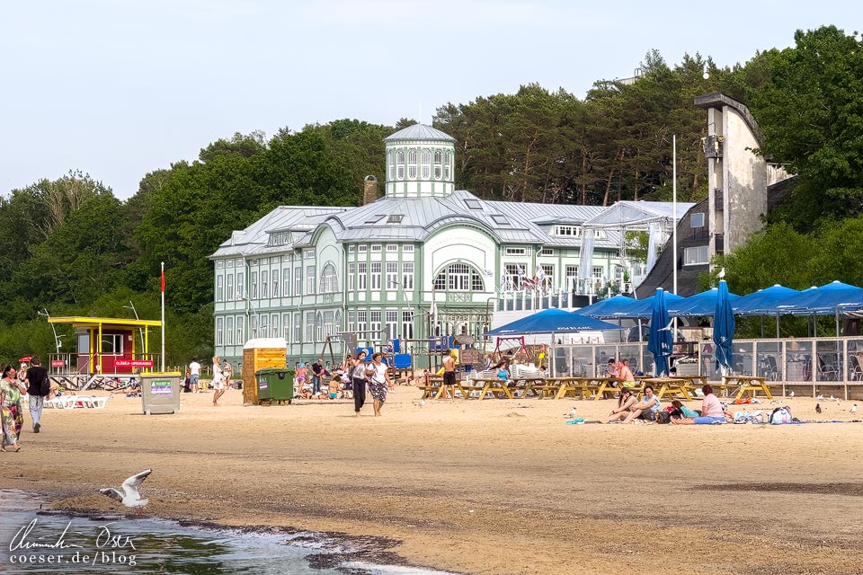 Ehemaliges Seebad E. Rācene in Jürmala, Lettland