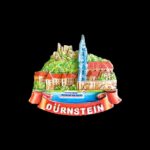 Souvenir-Magnet aus Dürnstein in der Wachau, Österreich