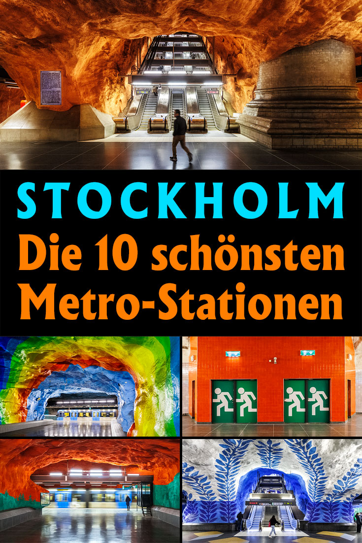 Stockholm: Die 10 schönsten Metro-Stationen mit moderner Kunst. Die besten Fotospots und viele allgemeine Tipps zur schwedischen Haupstadt.