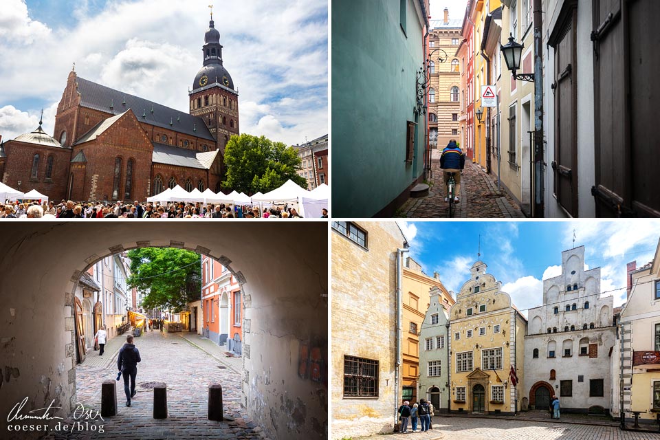 Fotos aus Riga, Lettland: Dom, Schwedentor, Altstadt, Drei Brüder, Trokšņu iela