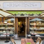 Außenansicht der Bäckerei Rigensis in Riga