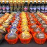 Kräuterlikör und Pralinen in der Riga Black Magic Bar