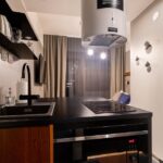 Küchenzeile im Doppelzimmer im Forenom Aparthotel Oslo