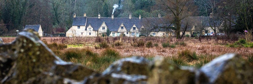 Arlington Row in Bibury, Cotswolds