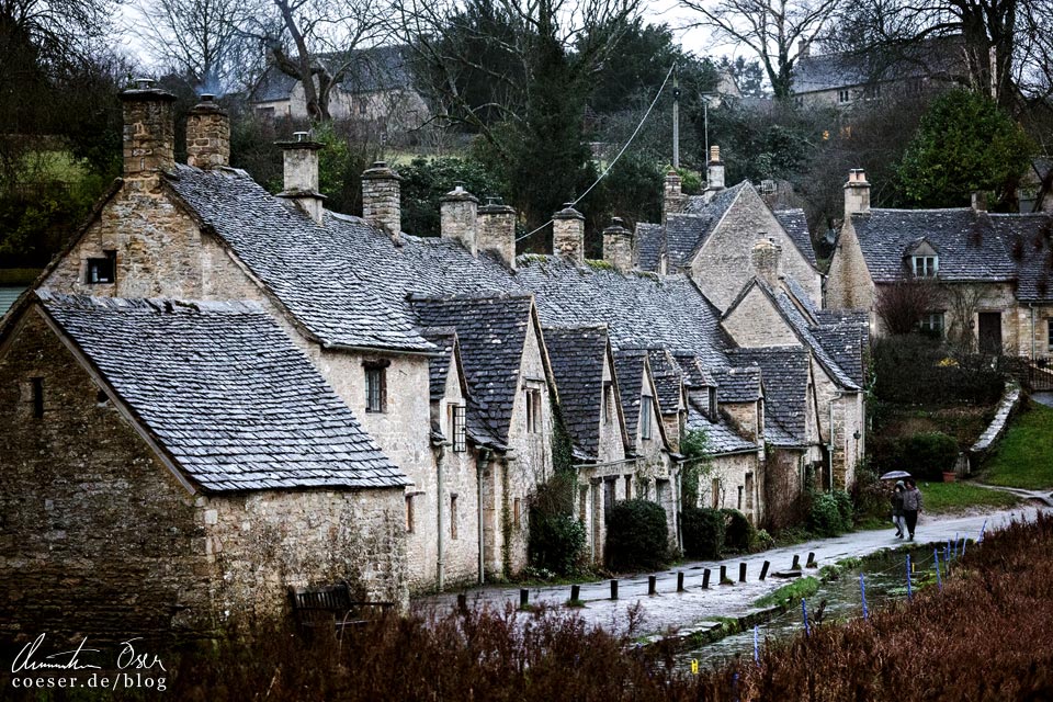 Arlington Row in Bibury, Cotswolds