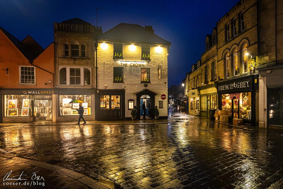 Straßenszene in Cirencester, Cotswolds