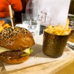 Wagyu Burger im The Porch House Pubs in Stow-on-the-Wold, Cotswolds