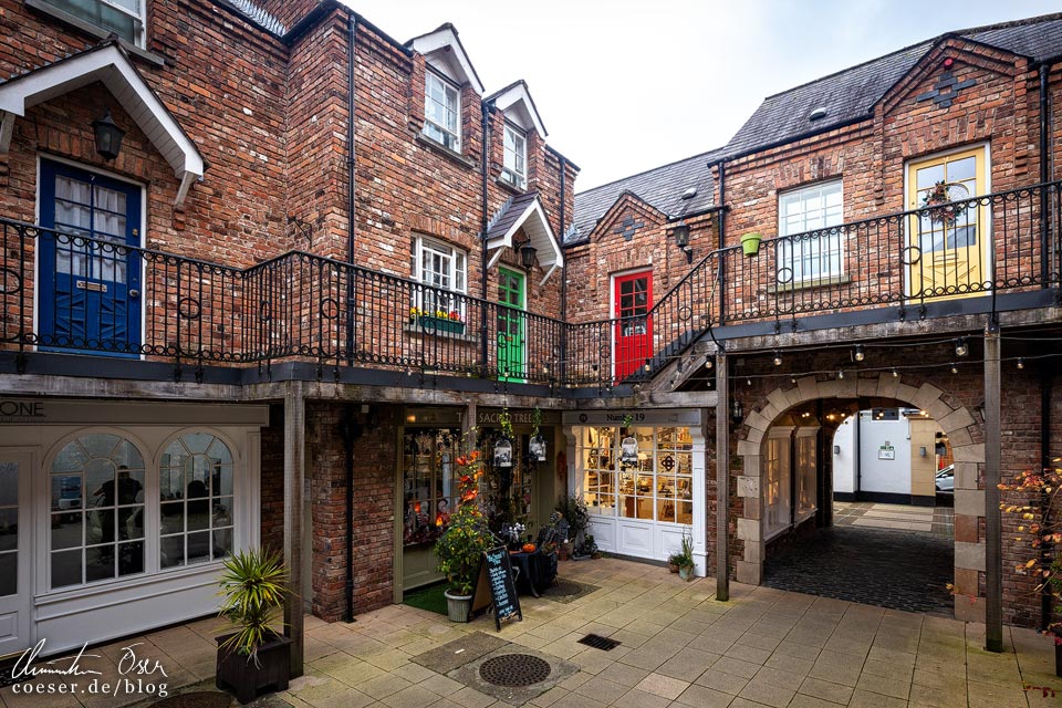Dicken'sche Architektur im Craft Village in Derry/Londonderry, Nordirland