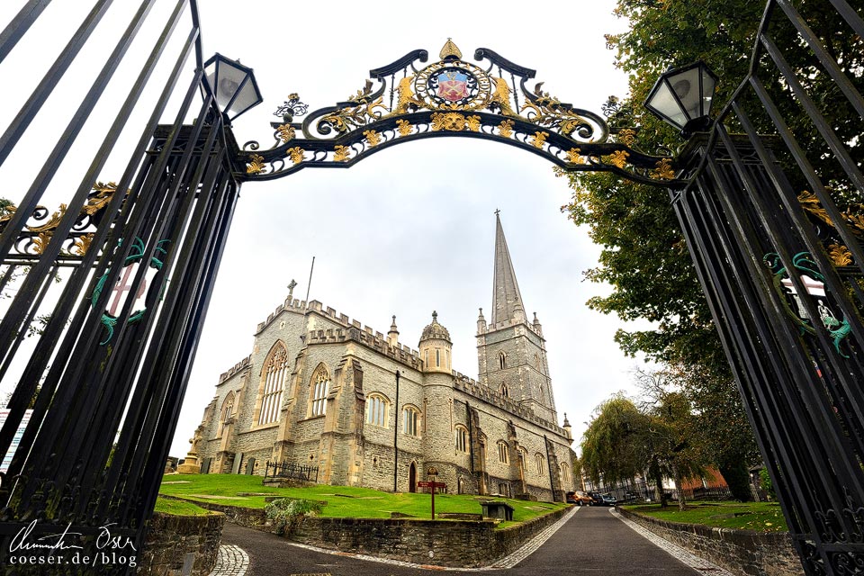 Die St Columb's Cathedral in Derry/Londonderry, Nordirland