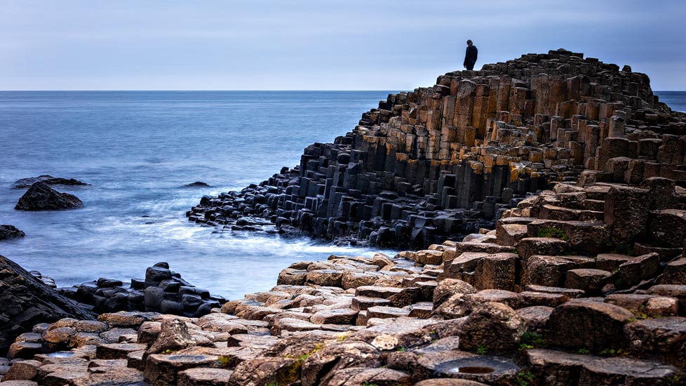 Giant's Causeway an der Causeway Coastal Route in Nordirland
