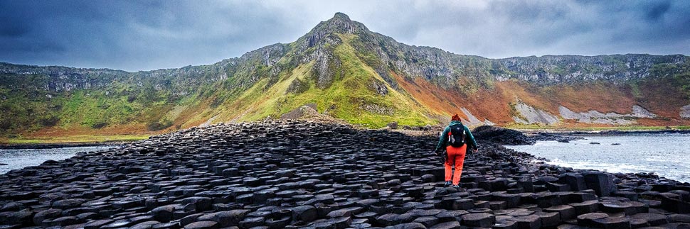 Giant's Causeway an der Causeway Coastal Route in Nordirland