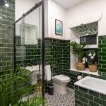 Badezimmer in der Ferienwohnung The Green House in Bushmills, Nordirland