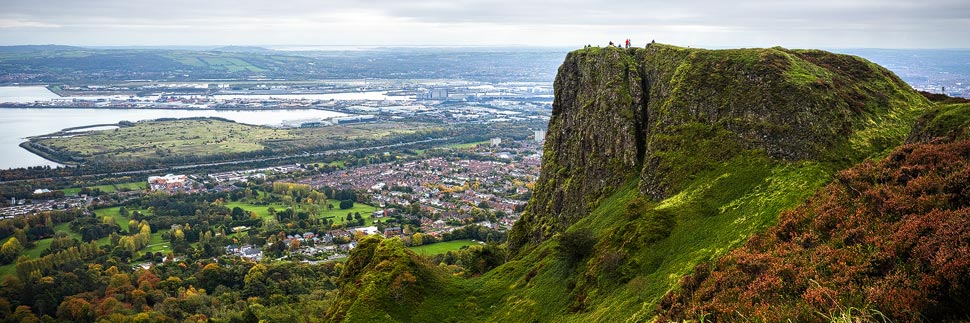 Mc Art's Fort auf dem Cave Hill Trail in Belfast, Nordirland