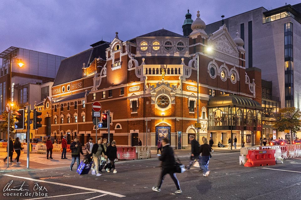 Außenansicht des Grand Opera House in Belfast