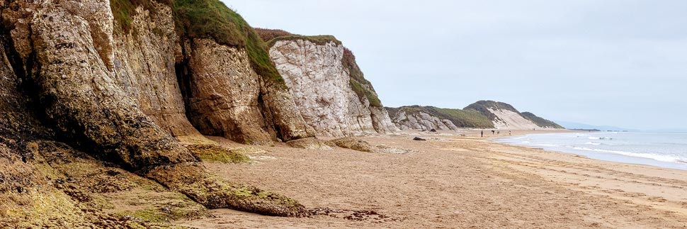 White Rocks Beach an der Causeway Coastal Route, Nordirland