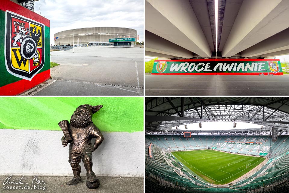 Stadion Miejski Wrocław (Tarczyński Arena) in Breslau, Polen