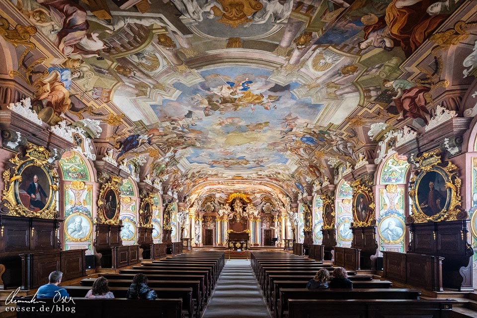 Aula Leopoldina (Leopoldinischer Saal) in der Universität Wrocław/Breslau, Polen